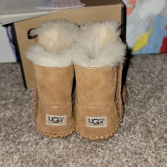 Ugg Australia Caden Infant Chestnut Snow Boots Size 2/3 6-12 months - Picture 6 of 13